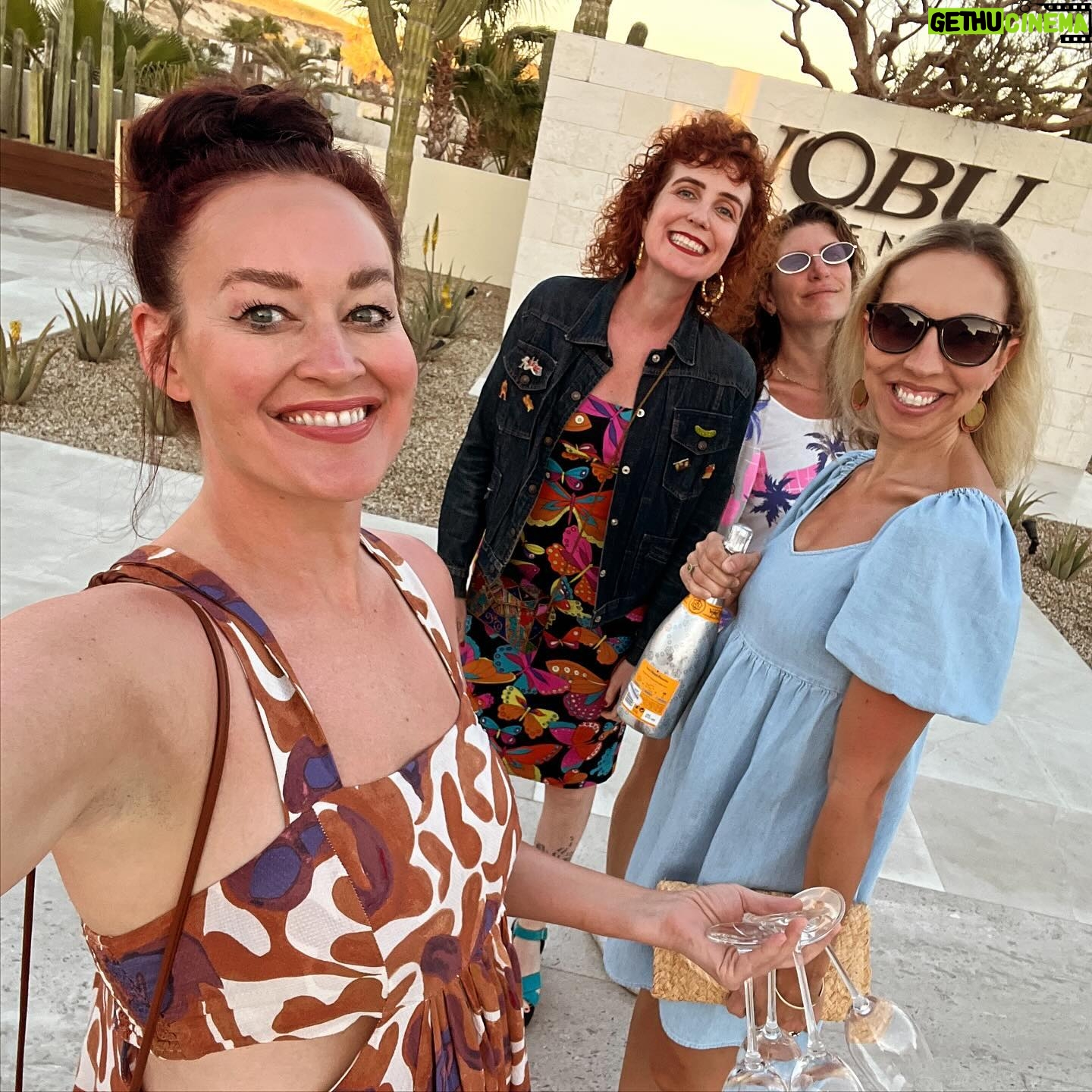 Mamrie Hart Instagram - Name this Band πΆ Take me back to this epic weekend at @nobuloscabos with these friends of over twenty years. Best food. Best company. And as evidenced by my girl saying β I need to use the bathroom but I donβt even know which one to useβ β¦. Our suite was massive and a perfect place to catch up/ escape from other guests, when we wanted to be extra embarrassing. ππ»πππ» (sincerity alert:π¨ truly grateful I am able to do things like this)