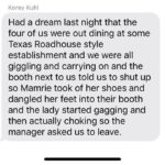 Mamrie Hart Instagram – The Psychobabble/TMGW group chat was on one yesterday. It’s always lovely when you see how your friends subconscious thinks of you. 🤣 cc: @tyleroakley @koreykuhl @gracehelbig