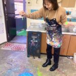Manami Higa Instagram - No.6🎨🪄✨ わたしの６つ目の作品 ほんとに久々に描きに行けました。 毎回なんにもテーマを決めずに描き始める。 ただ流れてる感じ それが心地よい あぁ〜満たされた✨ #art @gaku1121 ちゃん今回もありがとねー