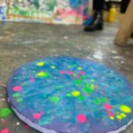 Manami Higa Instagram - No.6🎨🪄✨ わたしの６つ目の作品 ほんとに久々に描きに行けました。 毎回なんにもテーマを決めずに描き始める。 ただ流れてる感じ それが心地よい あぁ〜満たされた✨ #art @gaku1121 ちゃん今回もありがとねー
