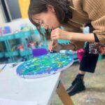 Manami Higa Instagram - No.6🎨🪄✨ わたしの６つ目の作品 ほんとに久々に描きに行けました。 毎回なんにもテーマを決めずに描き始める。 ただ流れてる感じ それが心地よい あぁ〜満たされた✨ #art @gaku1121 ちゃん今回もありがとねー