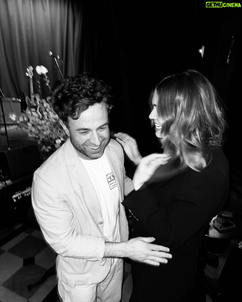 Mandy Moore Instagram - This is 40. Elated to step into this next decade with purpose, intention and gratitude for all that it has in store. As one who doesn’t LOVE parties, this birthday called for some sort of celebration and @taylordawesgoldsmith really heeded the call with a night of music (I insisted he play a few) along with our beloved favorite @themikeviola. I forgot to take pictures but luckily @cfwein stepped in to capture the evening. A huge thank you to @thehotelcafe for hosting us, @themikeviola for indulging my playlist and coming to jam (thanks to Trev and Griff too) @whoanellycaters for the greatest eats, @valerieconfctns for cakes that everyone couldn’t stop raving about (the cheesecake remains a solid fav) and @yasminemei with the most incredible florals that some were lucky enough to take home at the end of the night. No one deserves more credit than the love of my life for putting it all together, recruiting @tuff_gus to design the raddest party swag and writing a song for the occasion that brought the house down in tears. Last slide is an iPhone demo after he wrote it on he piano in our living room. I can’t wait for this next season and all the ones after, by your side, @taylordawesgoldsmith. Yay to reaching the fourth floor- I like the view from up here!! 💓💓💓💓💓