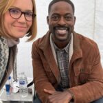 Mandy Moore Instagram - Happy Birthday to my fellow Aries. Grateful to know you and that you exist to share your infectious energy and talent with the world, @sterlingkbrown. Love you!!