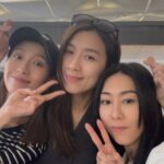 Mandy Wong Instagram - 我哋合體啦💋 我哋出發啦✈️ 我哋準備開show啦💕 我哋要跳舞啦💃🏻 我哋要大合唱啦😍 你哋準備好未呀…… @nwuuu @elaine_yiu @selenaleelalee @myoliemyolie #胡說八道去出show