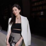 Mandy Wong Instagram - Thank you GIADA and having me to the FW24 show at Brera. 第一次到達Brera這個意大利國家級的圖書館看秀，滿滿的文藝學術氣息，真的非常享受和榮幸🙏🏻 #MFW #GIADA @giada_montenapoleone @supremeartent #qystyling