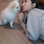 Mandy Wong Instagram - 好耐無同呢粒糯米糍Mochi合照，終於肯望鏡頭啦🫣🥹🙏🏻 🐶有人話我哋越嚟越似樣😯