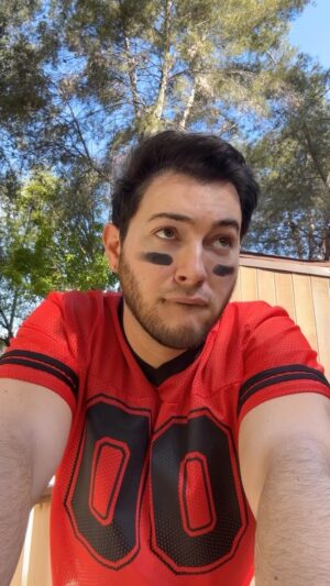 Manny MUA Instagram - put me in coach 🏈