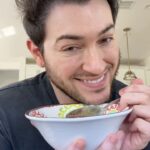 Manny MUA Instagram - breakfast is THE most important meal of the day 🥣 - ps inspired by thedarcymichael on tik tok y’all made me LOL