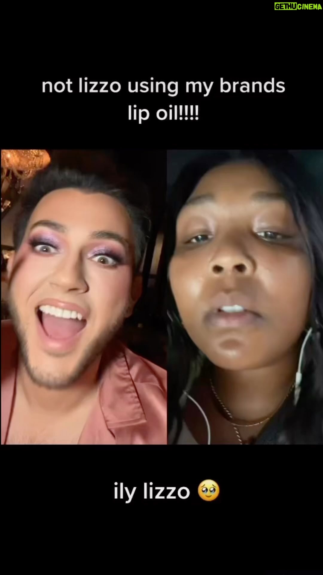 Manny MUA Instagram - no cause i’m shook…. lizzo i hope you’re loving “love me” lip oil by @lunarbeauty 🤭