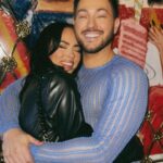 Manny MUA Instagram - 33 and thriving 🩵 thank you to my incredible friends who make me feel so so so loved every day, I love you guys with all my heart! ps look at that cake laura made!!! Like are you kidding me?! Iconic! And thank YALLLLL for all the birthday wishes 🥹 I love you guys so much and I genuinely feel the love back ❤️