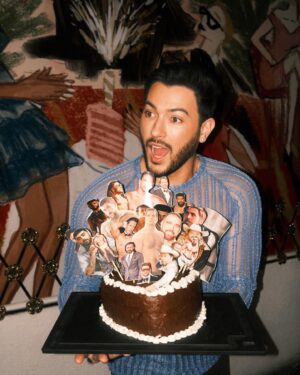 Manny MUA Instagram - 33 and thriving 🩵
thank you to my incredible friends who make me feel so so so loved every day, I love you guys with all my heart! ps look at that cake laura made!!! Like are you kidding me?! Iconic! And thank YALLLLL for all the birthday wishes 🥹 I love you guys so much and I genuinely feel the love back ❤️