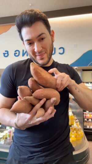 Manny MUA Instagram - i’ll have what he’s having 🥔