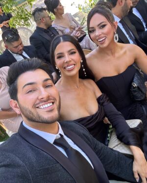 Manny MUA Instagram - I. Love. Weddings. ❤️
Congrats to the amazing @iluvsarahii and @ayyysebas on the most incredible wedding I’ve ever seen! I love you both so much! Thank you for having me 🥹