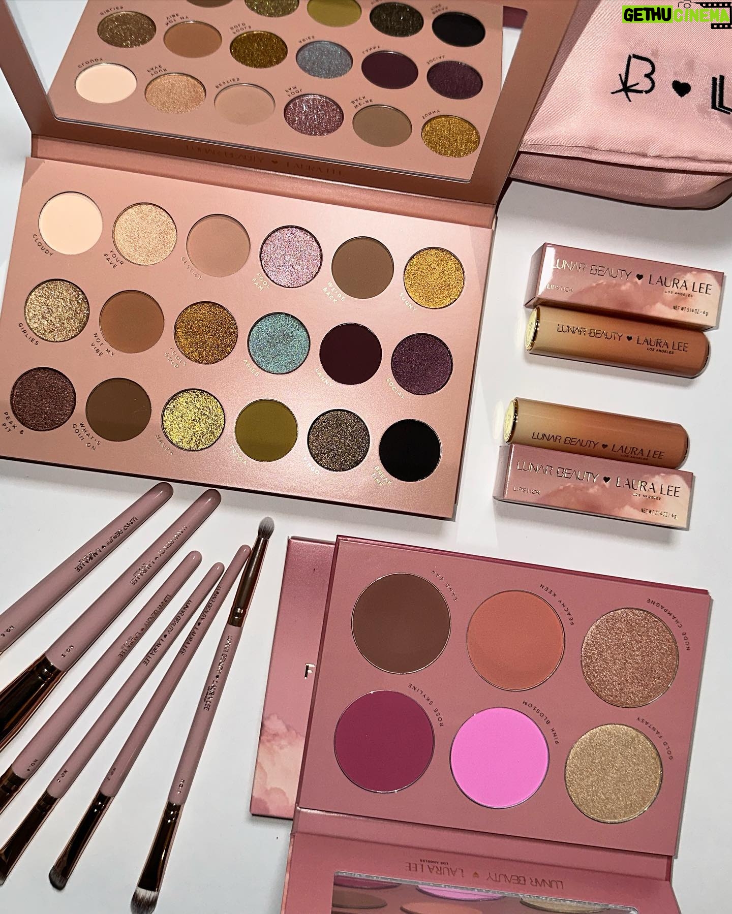 Manny MUA Instagram - FOOL FANTASY IS HERE ✨☀️ the new collection is officially live!!!!! you can purchase on @lunarbeauty or @lauraleelosangeles 😍 we hope y’all LOVEEEEEEE this collection!!!!! photographer | @snapsstudio makeup | @thedamiendiaz (on Laura) hair | @ariannachayleneblean