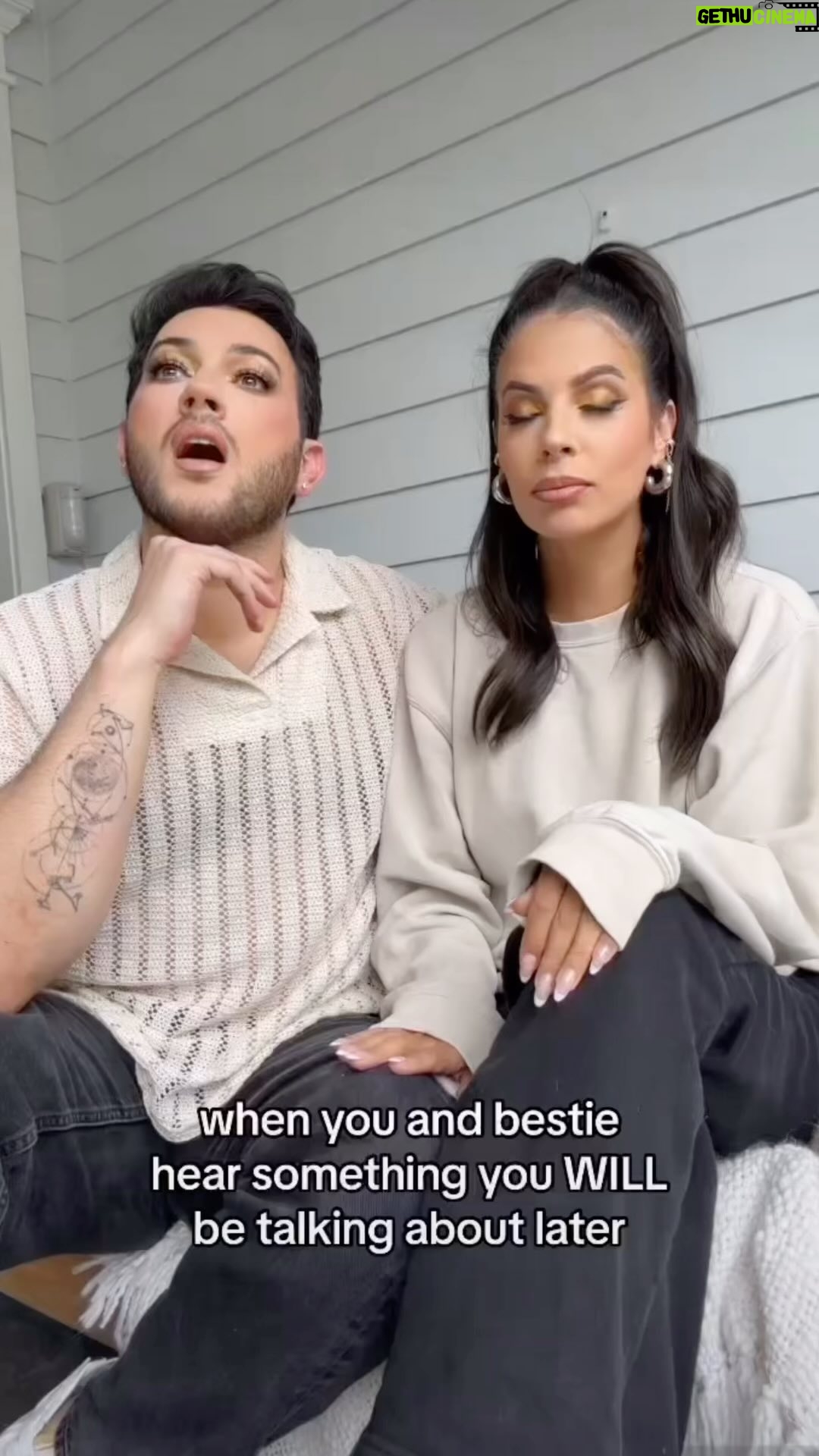 Manny MUA Instagram - we WILL be debriefing later 🤭 @larlarlee P.S special announcement coming tomorrow… keep an eye out 👀