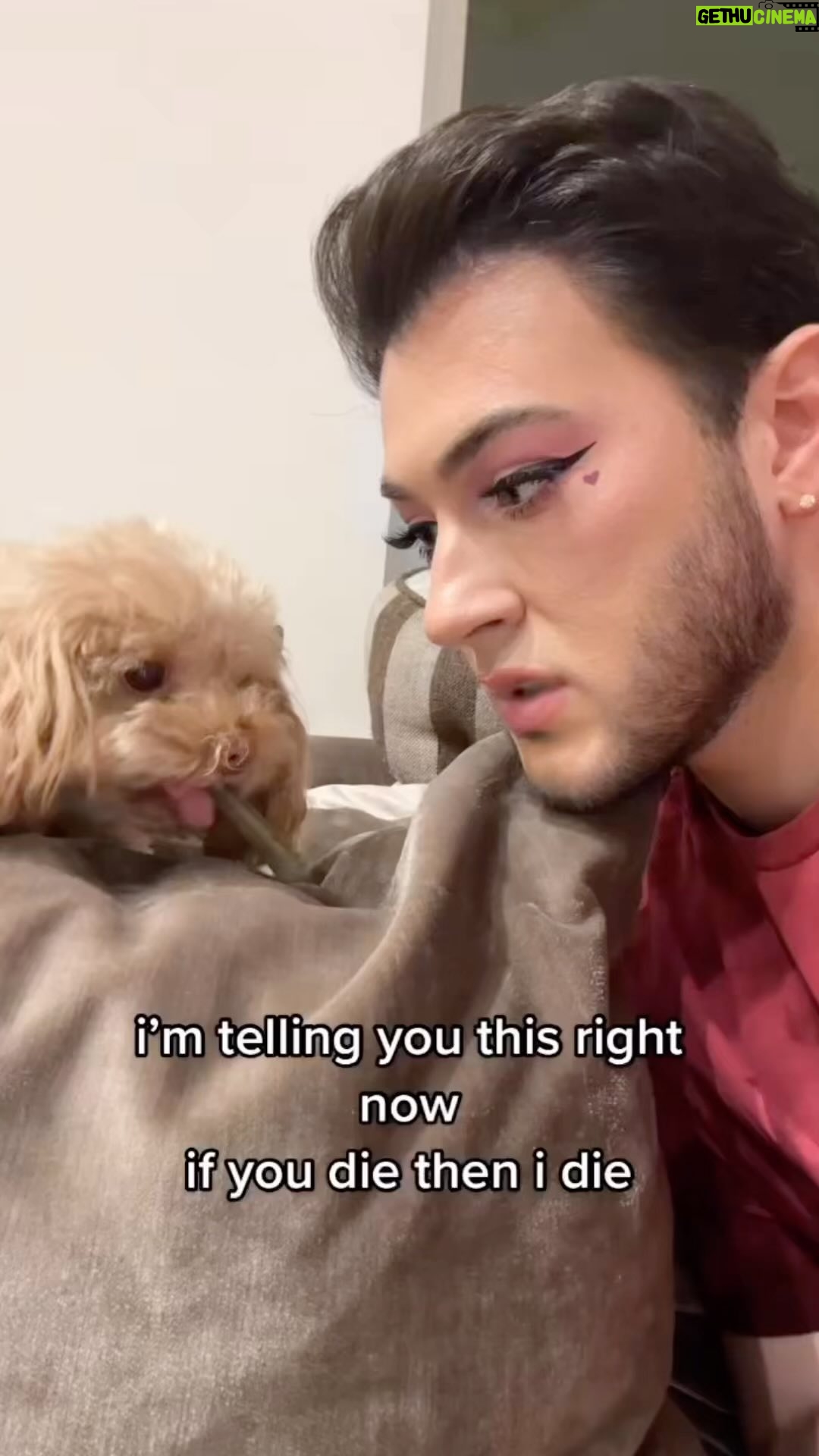 Manny MUA Instagram - my fur baby is my actual BABY