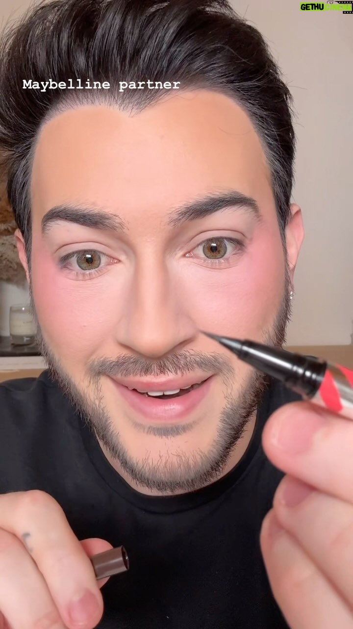 Manny MUA Instagram - they did it AGAIN! Miss @maybelline is out here creating brow bangers and I love them for it! First the gel now this Build-a-Brow product?! I’m set… literally. #maybellinepartner