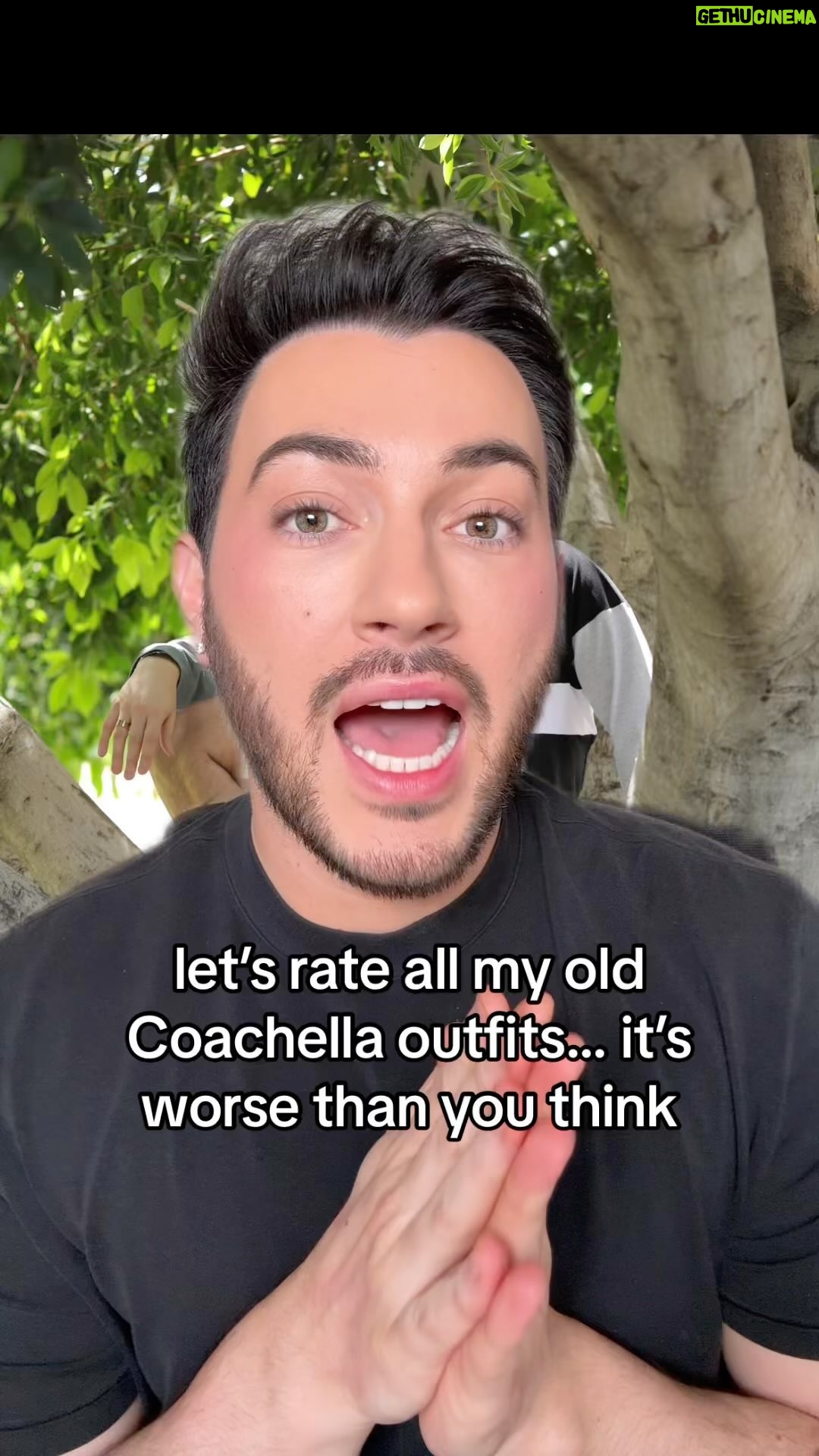 Manny MUA Instagram - the way I was HUMBLED by my first Coachella outfits 💀