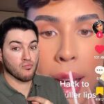 Manny MUA Instagram - would you guys try this lip lift hack?! miss @makeupbyariel doing the lords work!! i’m kinda shook!! shoutout to @boxycharm for the june base box baby it’s is LIT! @toofaced lip injection maximum is wild! #makeup #makeuphack #boxycharmpartner #makeuptutorial