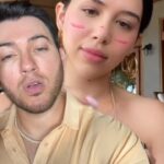 Manny MUA Instagram - no but i’m in LOVE with this technique… thank you @amandadiaz for the inspo! alsooooo can we talk about the new @benefitcosmetics collection of powder blushes?! sooooooo many new shades they blend out like a dream 🤩💖 available now! Save some coin with my code MANNY15 for 15% off SITE WIDE!!! #benefitblushes #benefit