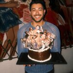Manny MUA Instagram – 33 and thriving 🩵
thank you to my incredible friends who make me feel so so so loved every day, I love you guys with all my heart! ps look at that cake laura made!!! Like are you kidding me?! Iconic! And thank YALLLLL for all the birthday wishes 🥹 I love you guys so much and I genuinely feel the love back ❤️