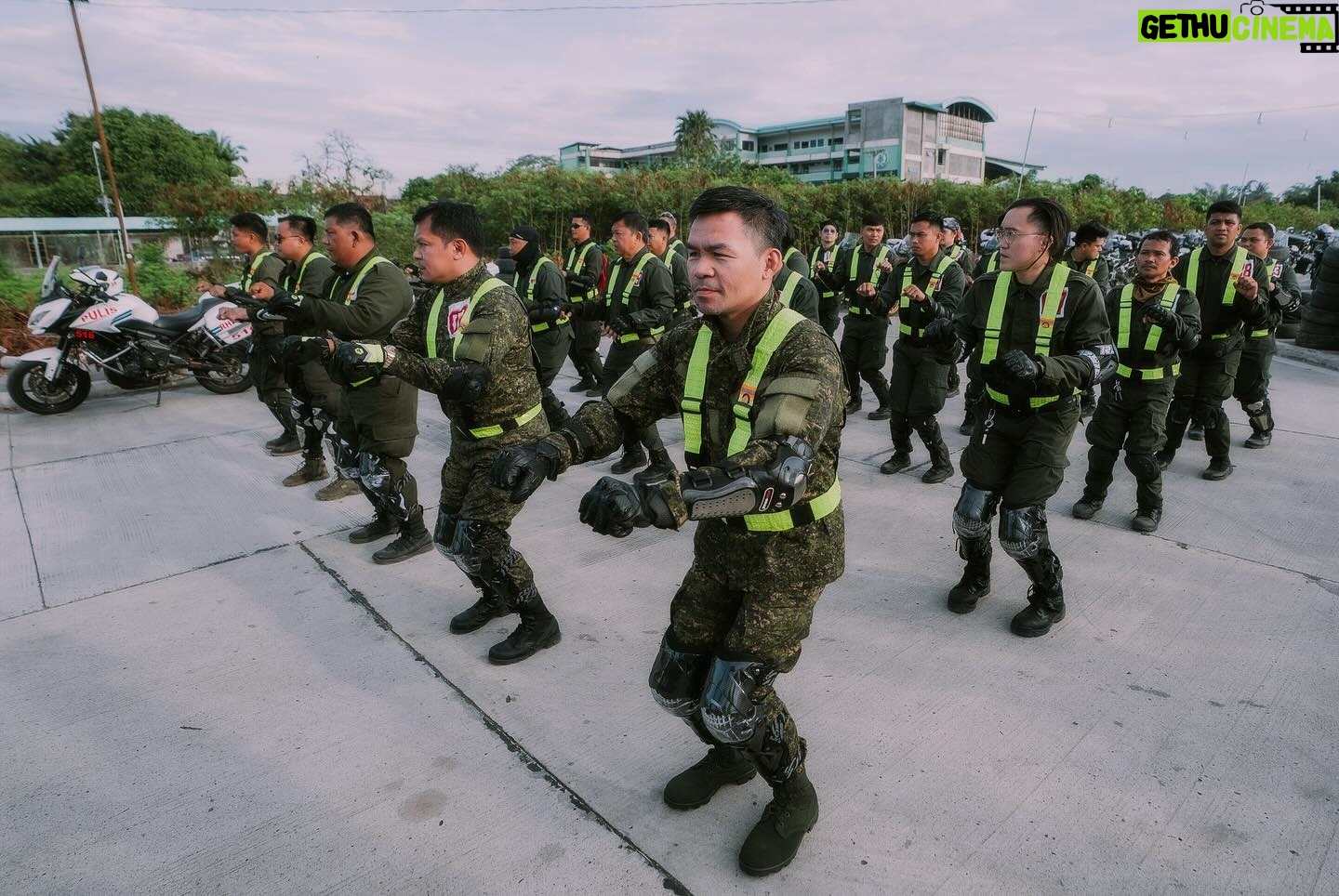 Manny Pacquiao Instagram - Finished the Safety Motor Riding Course with Class Patronus—learned a lot, from basics to city streets! Big thanks to the Highway Patrol instructors and PBGEN Allan Nazarro. Shoutout to my Class Defenders for pushing road safety. Let’s keep the roads safe! 🏍️ 🚦