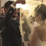 Manon Tanti Instagram – Le deuxième plus beau jour de ma vie ❤️❤️ @nosalliances 💍❤️ @dmvideocommunication ( robe argenté @diamonddressmarseille )
