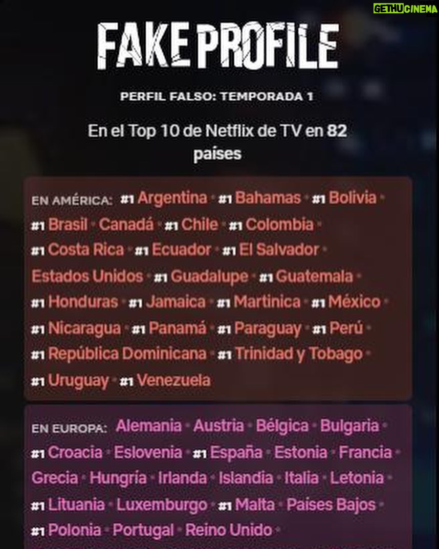 Manuela González Instagram - ¿SERÁ QUE ALGUIEN DE PURA CARIDAD ME PELLIZCA? 🔥PERFIL FALSO #1 A NIVEL MUNDIAL!!!!🔥 Con más de 76 millones de horas vistas en su semana de estreno, Perfil Falso alcanza el puesto #1 en el top 10 de @netflix de series de habla no inglesa! Simplemente GRACIAS TOTALES a todos ustedes! 🙌🏻 Que dicha y que orgullo saber que se engancharon así con esta historia! 🎬🍿👏🏻👏🏻👏🏻 @netflixcolombia @netflixlat @stopello @marthagodoy2000 @pillanes @jonathan_bruskey @cata__herzapata @clauflorezt