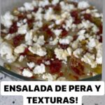 María Castro Instagram - ENSALADA DE PERA!!!! Un espectáculo! - Pera laminada fina…(yo use un pelador de patatas) - Pistachos (o cualquier fruto seco) - Sequé el jamón en el microondas (entre dos papeles de cocina), para que quedase crunchy…. Porque yo en crudo, NO me lo puedo tomar AÚN! -aliñe con aceite virgen extra, sal y miel! Menudo espectáculo de TEXTURAS y de SABORES! Gracias @paulasumasi por darme una idea fresquita!