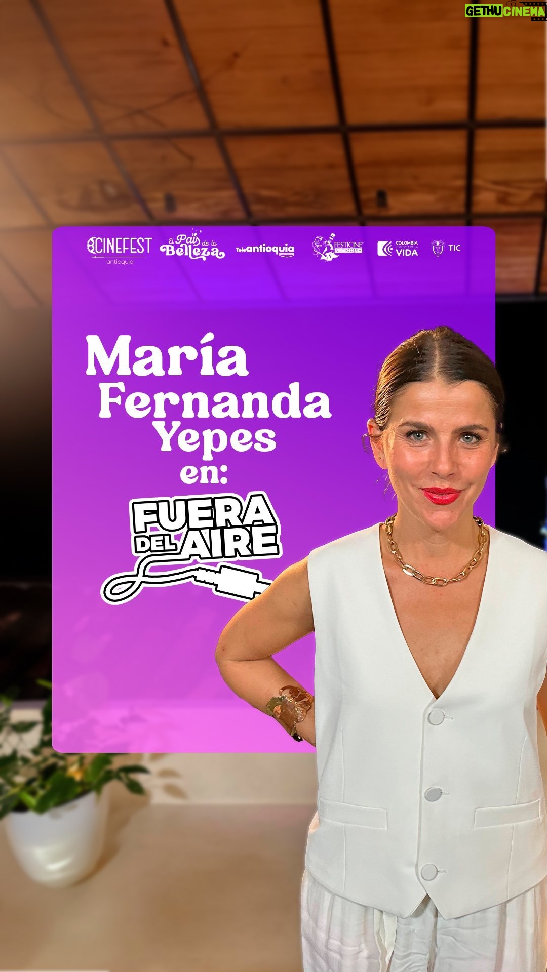 María Fernanda Yépes Instagram - 🗣️ “Yo como actriz quiero hacer e interpretar personajes donde dejen en alto el nombre de la mujer”: @mariafelina. ¡Ya puedes disfrutar de un nuevo capítulo de #FueraDelAire 🎙️🎧! María Fernanda Yepes nos contó algunos secreticos de su vida en el marco del @festicineantioquia y #ElPaísDeLaBelleza 😍. 📲 Episodio completo en nuestro Facebook y cuenta de YouTube. @ministerio_tic #TeleantioquiaEsCinefest