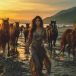 María Fernanda Yépes Instagram - En la vida, caminar con libertad es como pasear descalzo en la playa…sintiendo la arena en cada paso, eligiendo tu camino y dejando que cada paso sea una elección tuya sin fijarte en los pasos de los demás. Bajo este concepto hemos creado esta nueva obra para nuestra querida @mariafelina y la titulamos “XÍIMBAL” que significa “Caminar” en Maya. Un gusto crear contigo Felina, gracias por tu confianza!