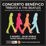 María Gracia Omegna Instagram - @teatro_nescafe y @culturacap se unen para realizar un único concierto benéfico tributo a The Beatles, el sábado 2 de marzo, a las 20:00 hrs. Todo lo recaudado irá en directo beneficio de las víctimas de los incendios que han asolado a la V región en los últimos días. Con la participación especial: Cantantes: @carmenengloriabresky @emilianoguera @franwalk @gaburzua @gabrielcanasg @joseantonioraffo @josefinafiebelkorn @kokesantaana @matiasoviedobanda @montseballarin @viviannedietz 🌈. Animación: @varletazo @dayanaamigo @francaimboden @mariaomegnaoficial @marianaloyolaruz @palomamoreno @paola.volpato.martin @javiera_contador 🌻. La venta de entradas comenzará este jueves 8 de febrero a través de @ticketmastercl y sin recargo en boleterías del teatro ❤️
