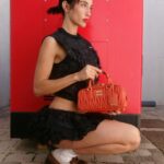 María Pedraza Instagram – me in @miumiu 🎒

 #MiuMiu #MiuArcadie
