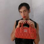 María Pedraza Instagram – me in @miumiu 🎒

 #MiuMiu #MiuArcadie