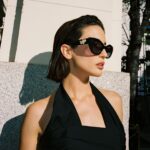 María Pedraza Instagram – simple and impeccable @carolinaherrera 🖤

 @opticauniversitaria #opticauniversitaria #HerreraEyewear