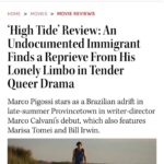 Marco Pigossi Instagram - A haunting lead performance from Marco Pigossi, steeped in melancholy and raw pain but also in moments of openness, optimism and even joy, helps make High Tide an affecting portrait of untethered gay men seeking meaningful connections. Writer-director Marco Calvani’s sensitively observed first feature draws parallels between the isolation of an undocumented Brazilian, nearing the end of his visa and disinclined to return home, and that of a Black American, secure in his tight friendship circle but very much aware he’s the minority in a predominantly white queer tourist mecca — and in the country at large. Clica na tradução para ler em Português ❤️