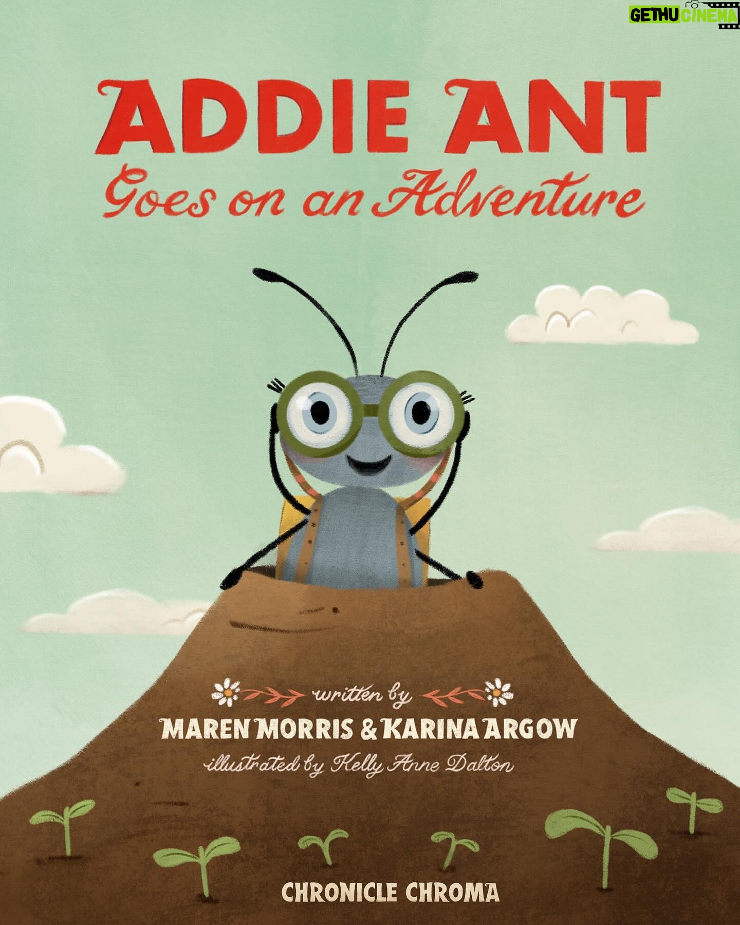 Maren Morris Instagram - swipe to read an excerpt of our book Addie Ant Goes on an Adventure 🐜 pre-order at the link in bio.