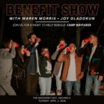 Maren Morris Instagram – playing a benefit show at @thebasementeast with my friend @joyoladokun to help rebuild @campwayfarer after a tragic fire took their dining hall, kitchen and lodge. 💛

Camp Wayfarer is a special place for our band family as it is for so many families. it’s owned by my guitar player @bennettdeanlewis’s family and was the beautiful backdrop for Humble Quest: In Rare Form. 

tickets on sale friday at 10am CT. if you can’t join us in person, please consider donating at the link in bio.