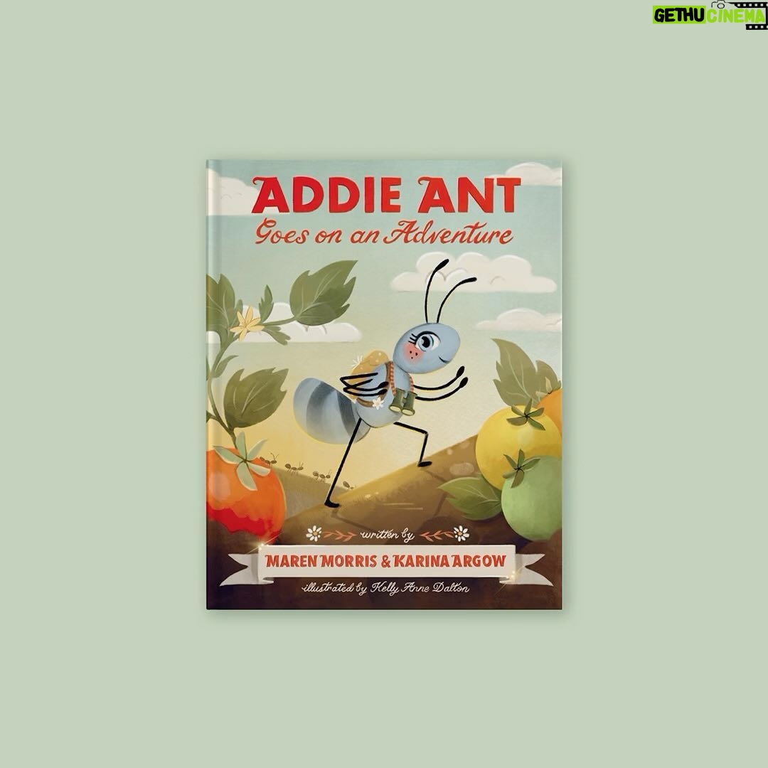 Maren Morris Instagram - WE WROTE A BOOK ๐๐ฑ ADDIE ANT GOES ON AN ADVENTURE is the delightful story of one little antโs journey for independence. Addie Ant sets out on her first solo garden adventure, but gets lost along the way, finding help from her trusted garden pals, Lewis Ladybug, Beatrix Butterfly, and Cleo Cricket. This book touches on themes of friendship and learning when to ask for help for little readers. The book is out in April but you can PRE-ORDER IT NOW at your favorite retailer now for a bonus gift! SIGNED COPIES are also available. (link in bio for more details)