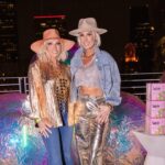 Margaret Josephs Instagram - This ain’t our first rodeo…No taming these disco cowgirls! 🤠🪩💫💖 @drinksoiree takes Houston • @lemeridienhouston @zon23rooftop Thank you for capturing these moments! 📸: @roshanmoayed #drinksoiree #femalefounders #houstonrodeo #discocowgirl #lemeridienhouston