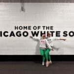 Margaret Josephs Instagram - Calm your mitts! Soirée is in the house! Thank you for having us @whitesox and letting me throw the first pitch! Still feels like a dream!! 👧🏼⚾️🎉💕🍹 @drinksoiree Soirée now available at the Guaranteed Rate Field Stadium! #drinksoiree #whitesox #firstpitch #femalefounders #femaleentrepreneur #nonalcholicdrinks