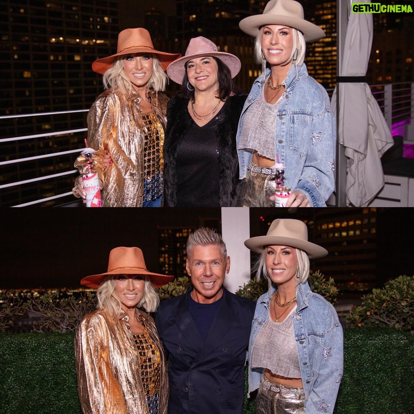 Margaret Josephs Instagram - This ain’t our first rodeo…No taming these disco cowgirls! 🤠🪩💫💖 @drinksoiree takes Houston • @lemeridienhouston @zon23rooftop Thank you for capturing these moments! 📸: @roshanmoayed #drinksoiree #femalefounders #houstonrodeo #discocowgirl #lemeridienhouston
