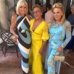 Margaret Josephs Instagram – There is nothing better than supporting @habitatgpbc and honoring the queen of the shiny sheets my love @mindycohn !! 🌴👑💓👧🏼😘

Glam: @chiky.mua 
Dress: @emiliopucci