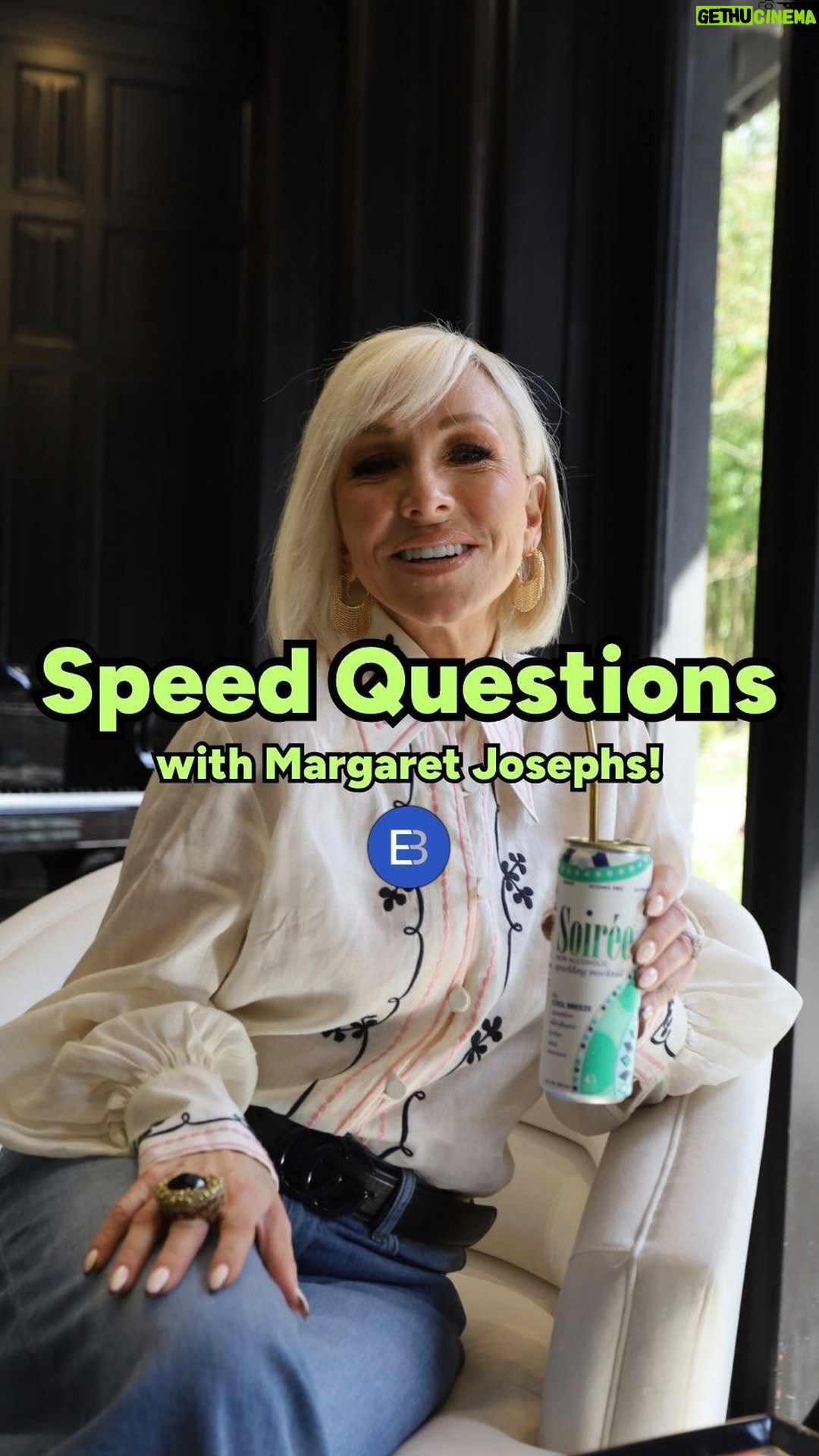 Margaret Josephs Instagram - Everything Bergen presents: SPEED QUESTIONS with @therealmargaretjosephs! 🎬 We had the pleasure of sitting down with Entrepreneur, Designer, and TV Personality of The Real Housewives of New Jersey. We got to learn about how Bergen County has influenced her life! 💙 · · · #everythingbergen #bergencounty #bergencountynj #bergencountybusiness #nj #newjersey #smallbusiness #marketing #online #RHONJ #margaretjosephs #realhousewivesofnewjersey #soiree
