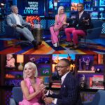 Margaret Josephs Instagram - Back in the clubhouse! On Sunday we wear pink. 😜💕💖 @nickarrington1 ✨ Tune in now @bravowwhl @bravotv Glam: @juliusmichael1 @carolinemakeuptime Outfit: @loveshackfancy Shoes: @gucci Earrings: @zimmermann | necklace from @etsy Tan: @gldn__hour 📸: @charlessykes