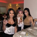 Margaret Josephs Instagram – Celebrating and sipping with my girls on a Saturday night! @melissagorga @rachelfuda 🥂🎉💃❤️💋👧🏼 #birthdayfun