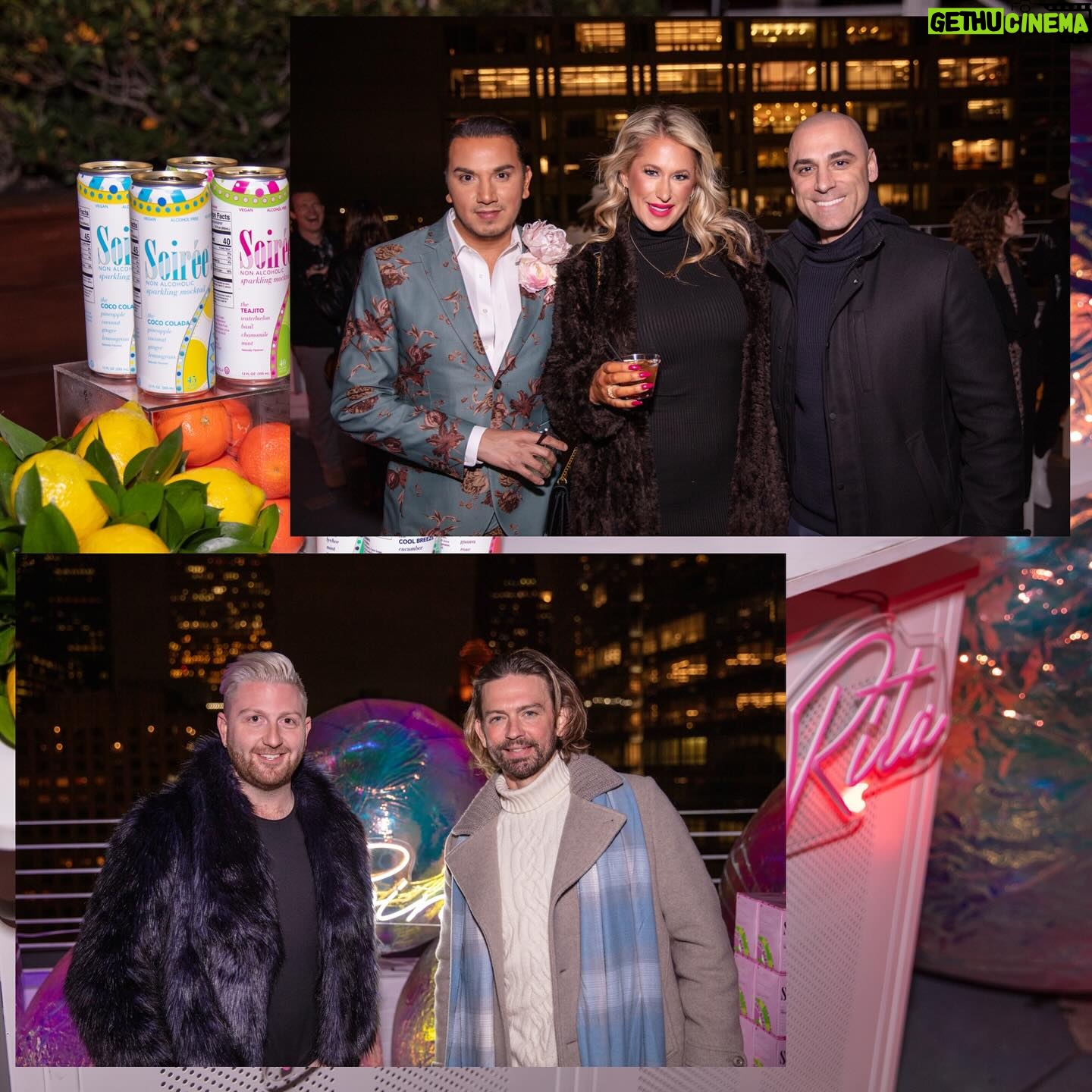 Margaret Josephs Instagram - This ain’t our first rodeo…No taming these disco cowgirls! 🤠🪩💫💖 @drinksoiree takes Houston • @lemeridienhouston @zon23rooftop Thank you for capturing these moments! 📸: @roshanmoayed #drinksoiree #femalefounders #houstonrodeo #discocowgirl #lemeridienhouston