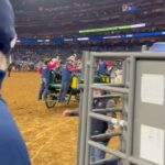 Margaret Josephs Instagram - You know the Marge loves a grand entrance!👧🏼❤️ what a special experience at the Houston Rodeo this week riding the grand entry wagon and honoring the armed forces 🇺🇸🙏🏼 The Houston Rodeo is an incredible community that has 35,000 volunteers and gives away tens of millions of dollars in college scholarships!! Being apart of this night and meeting all the people involved was beyond magical! 💫🤠