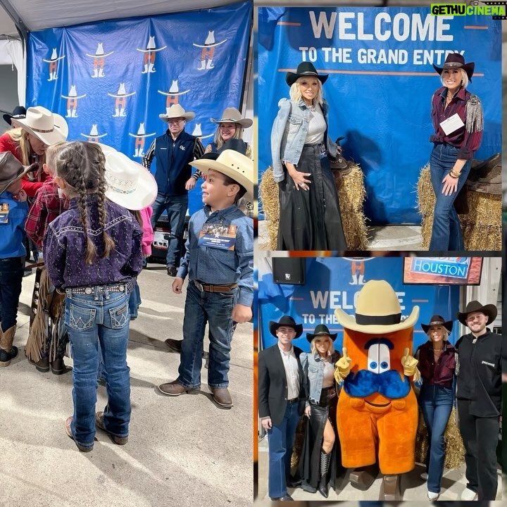 Margaret Josephs Instagram - You know the Marge loves a grand entrance!π§πΌβ€οΈ what a special experience at the Houston Rodeo this week riding the grand entry wagon and honoring the armed forces πΊπΈππΌ The Houston Rodeo is an incredible community that has 35,000 volunteers and gives away tens of millions of dollars in college scholarships!! Being apart of this night and meeting all the people involved was beyond magical! π«π€