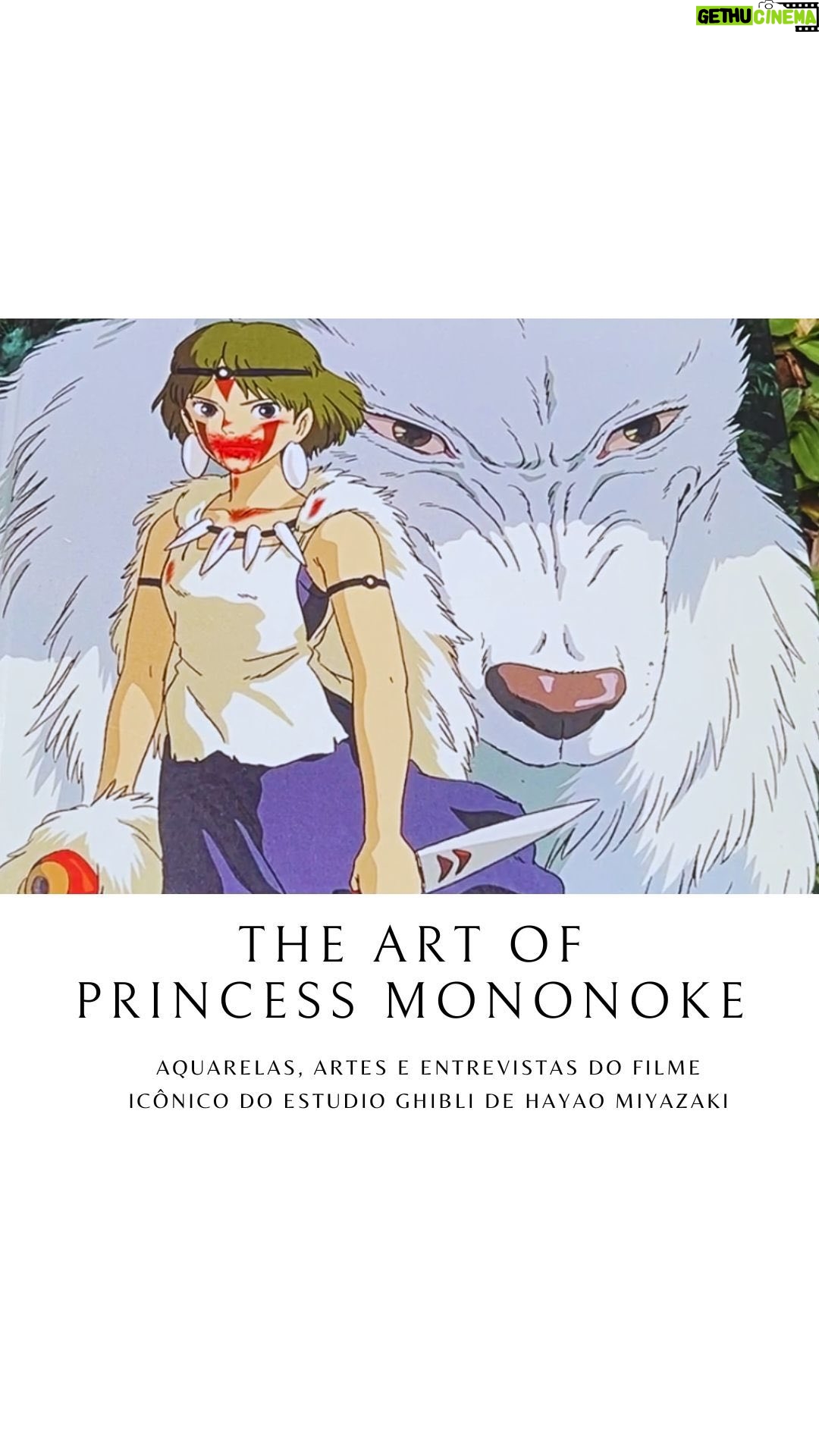 MariMoon Instagram - Qual seu filme favorito do Estúdio Ghibli? Princesa Mononoke é um dos meus! 🤩✨ E quando eu descobri que tinha essa coleção de livros que mostram artes e entrevistas do processo de desenvolvimento dessa animação icônica, eu tive que comprar alguns. Tenho esse e o do Castelo Animado (Howl’s Moving Castle). Espero completar a coleção em breve! 😄 Lembrando que dia 22/02 estreia O Menino e a Garça no Brasil. 😙👍✨💕 Quem vamos???